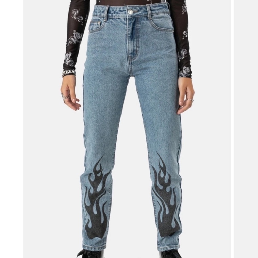Adika Flaming Hot Fire Jeans - Picture 3 of 4